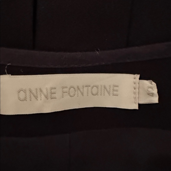 Anne Fontaine Black Pleated Blazer - Picture 9 of 12